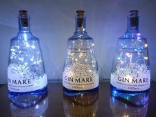 BOTTIGLIE GIN MARE DA 1 LT LUCE LED SCEGLI QUANTITÀ E LUCE CALDA FREDDA O MULTI