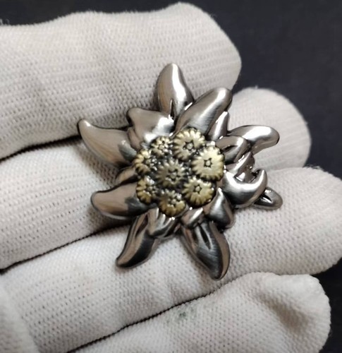 Mountain edelweiss hat badge - hat,
