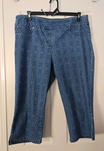 Rubino jeans capri pullup - rd.,