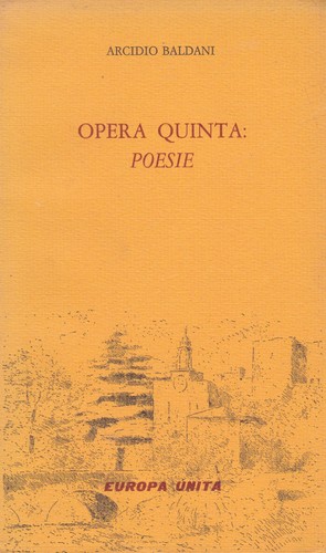 Opera quinta poesie - quinta:,
