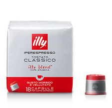 108 CAPSULE CAFFE' ILLY IPERESPRESSO TOSTATO CLASSICO IPER ESPRESSO CLASSICA !!