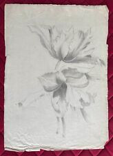 FIORI - DISEGNO A MATITA su carta - Senza firma
