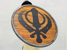 Scudo rotondo legno tema - legno,