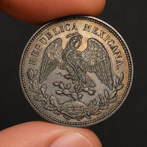 Messico peso 1909 argento - messico,
