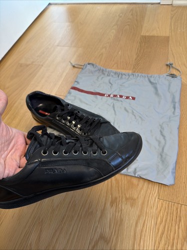 Authentic prada black leather - authentic,