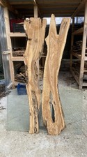 Coppia di tavole di legno di