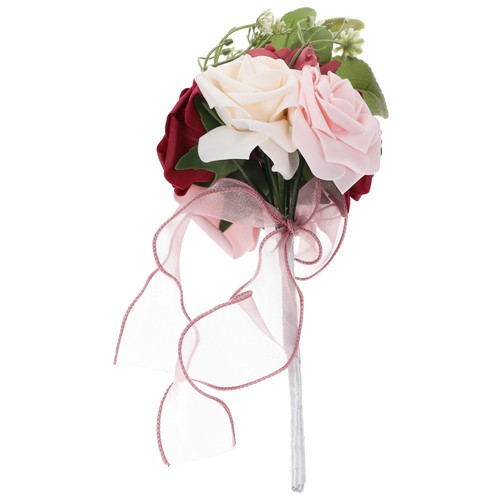 Bouquet marié fausse rose - bouquet,