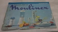 BROCHURE MOULINEX ANNO 1968 FRULLATORI ASPIRAPOLVERE ETC. LEGGERE DESCRIZIONE