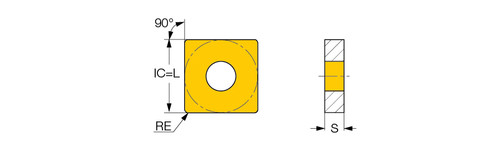 Iscar snmg 644 - iscar, ic830