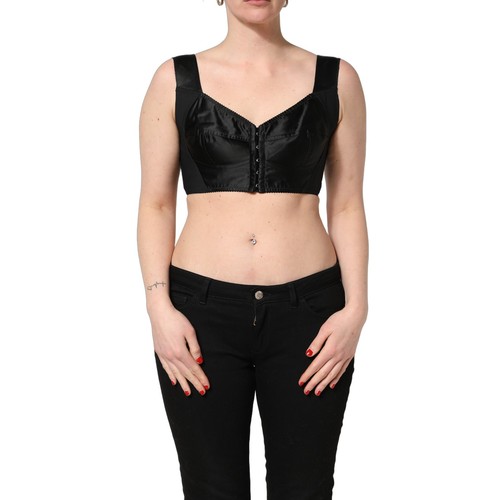 Top dolce gabbana nero - gabbana, raso
