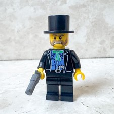 LEGO Western Baro Cowboy Bandito Rapinatore Wanted Far West Saloon Minifigure