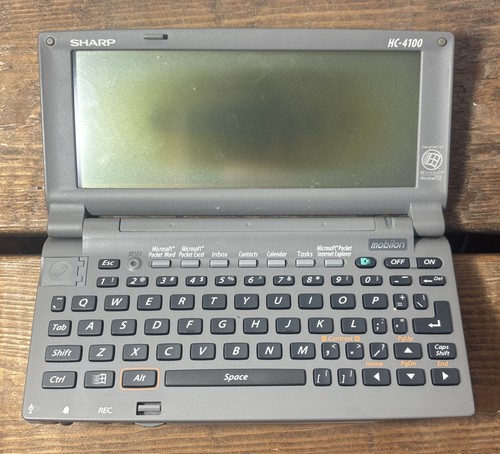 Raro pda vintage sharp 4100 - pda, hc-4100