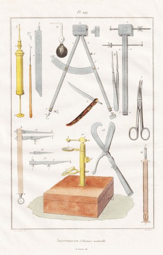 Strumenti storia naturale - storia,