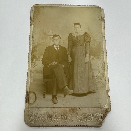 Antica foto 1890 - , stella