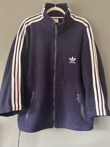 Giacca pile trifoglio adidas - pile,