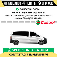 Tagliando per MERCEDES-BENZ Vito Tourer 114 CDI/114 BlueTEC 100 kw - 9 Lt di ...