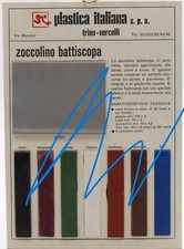 catalogo vinile plastica italiana trino vercelli zoccolino espositore depliant