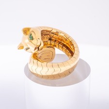 Anello donna Cartier Panthere tubogas oro giallo 18 kt