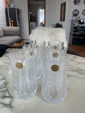 6 bicchieri cristallo long
