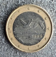 Moneta euro finlandia 1999 - moneta,