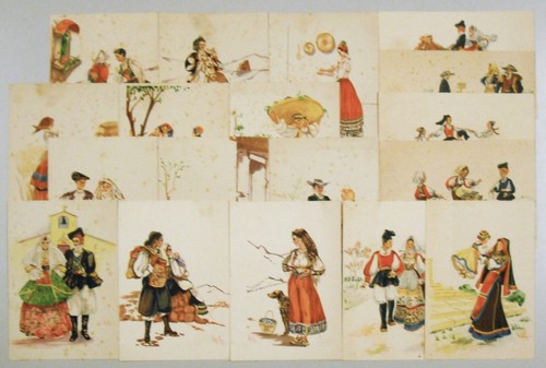 Cartoline costumi di - cartoline,