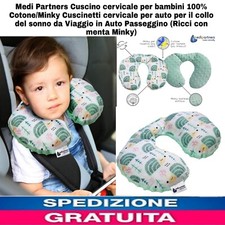 Cuscino cervicale x bambini 100% Cotone Cuscinetti cervicale x Auto x Il Collo 
