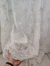 tende a metro tulle ricamato