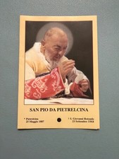 Santino reliquia Padre Pio da