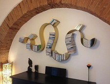 LIBRERIA porta CD DVD design FERRO . Realizzazioni Personalizzate . 902