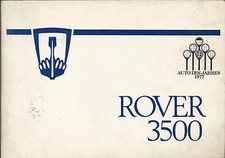 ROVER 3500 SD1 Manuale Uso e