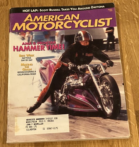 Vintage american motorcyclist - vintage,