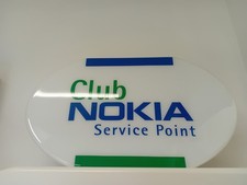 Insegna Luminosa Club Nokia Service Originale Nokia Come Nuova anni 90