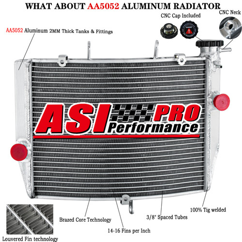 Motorcycle radiateur aluminum - motorcycle,
