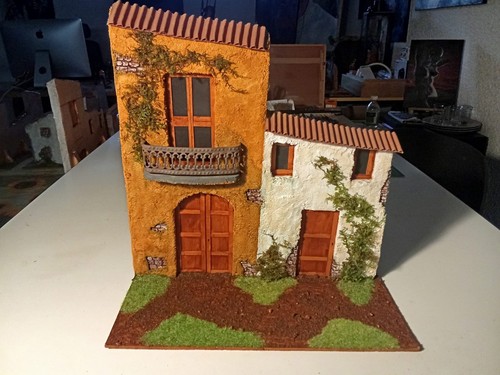 Case per fondale - case, presepe