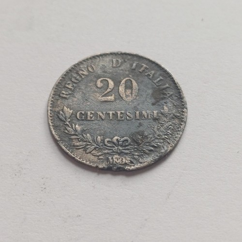 Silver coin moneta cent - coin,
