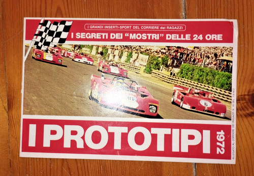 Inserto prototipi 1972 del - prototipi,