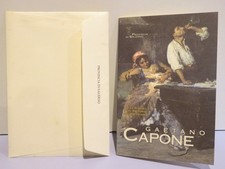volantino pubblicitario mostra su GAETANO CAPONE Provincia di Salerno 2000 2001