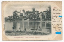 Torino - Esposizione 1884 - Villaggio e Castello Medievale - In rilievo
