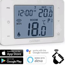 AVIDSEN CRONOTERMOSTATO WIFI SMARTPHONE APP ALEXA GOOGLE TERMOSTATO DA PARETE