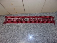 Sciarpa ultras Milan Brigate Rossonere BRN, lana ricamata, anni 80 vintage