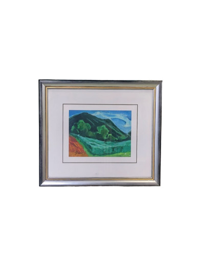 Quadro olio tela - su, con