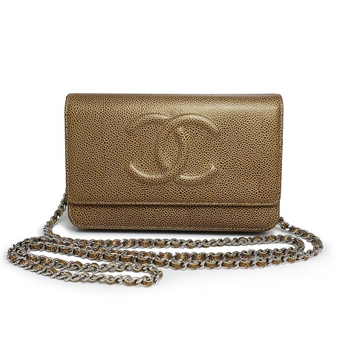 Chanel coco mark chain wallet - chanel,