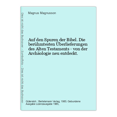Auf den spuren - den, bibel.