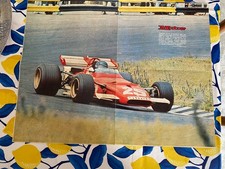 Poster Vintage Motor "Gran Premio d'Italia"  - Ferrari 312 B - Anni '70