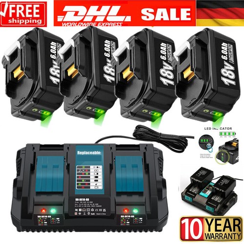 Batteria 18v 0ah per - 2x, 18v/6,0ah