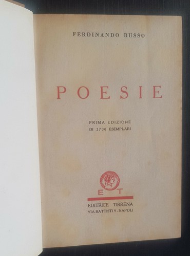 Ferdinando russo poesie - ferdinando,
