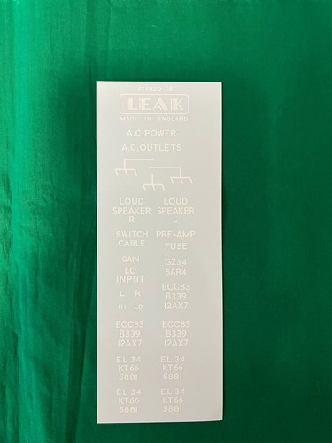 Leak stereo decals - stereo,