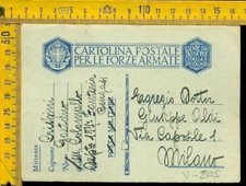 WW2 Seconda Guerra Franchigia Posta Militare V 205 colonnello Crispini Bengasi