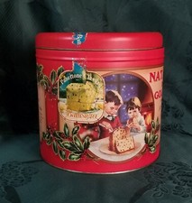 BARATTOLO SCATOLA IN LATTA PANETTONE BATTISTERO CLASSICO PARMA NATALE 2001