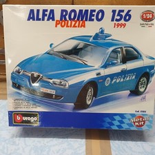 Modello Burago Alfa 156 Polizia Kit Sigillato